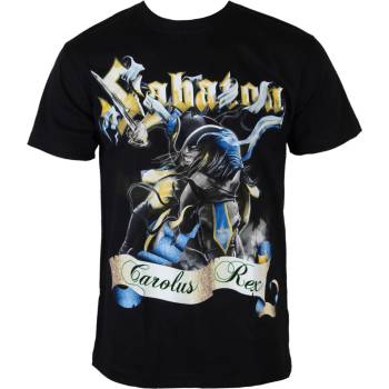 CARTON мъжка тениска Sabaton - Каролус Рекс - Черен - CARTON - К 389