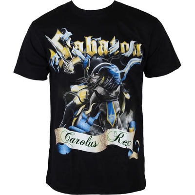 CARTON мъжка тениска Sabaton - Каролус Рекс - Черен - CARTON - К 389