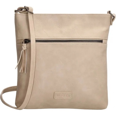 Beagles béžová prošívaná crossbody kabelka „Jenny”