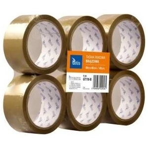 TETIS Brown packing tape 48mmx50m p6 Tetis price for 1 piece