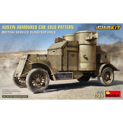 MiniArt Austin Armoured Car 1918 Pattern Dunsterforce Service Dustenforce w/ Interior Kit 1:35
