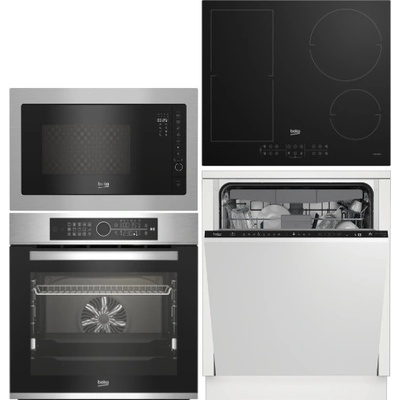 Set Beko BBIM12400XCS + HII64200FMT + BMOB20231BG + BDIN38523Q