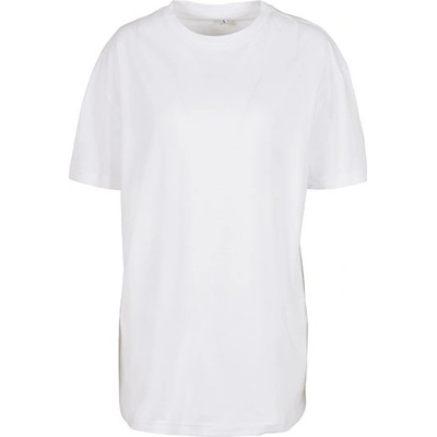 Ladies Oversized Boyfriend Tee white