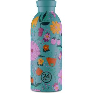 24Bottles Clima Floral Bloom термо бутилка 500 мл, зелена (002188)