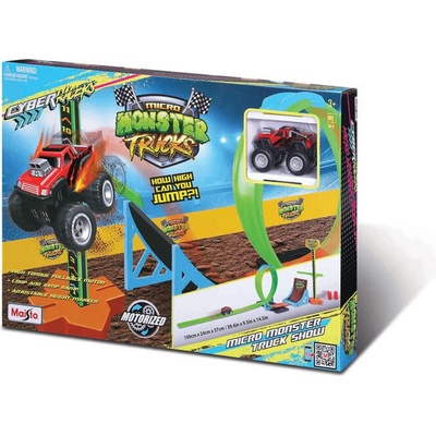 Maisto Cyber Racers Писта с лупинги Micro Monster Truck