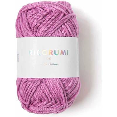 Rico Design Bavlnená háčkovacia priadza Ricorumi dk odtieň 016 svetlo malinová - 1 ks