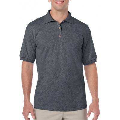 Gildan Pánska polokošeľa G8800 Dark Heather