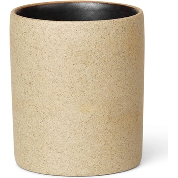 ferm LIVING Чаша за четка за зъби BON 6, 5 см, пясък, порцелан, твърд LIVING (FERM110226101)