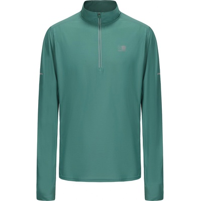 Karrimor Мъжко горнище с цип Karrimor Long Sleeve 1/4 Zip Top Mens - Green Spruce