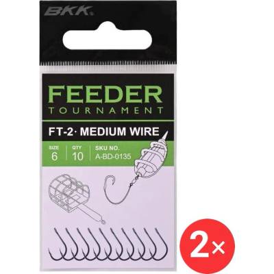 BKK Háček Feeder Tournament FT-2 Velikost 8 2 × 10 ks