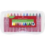 Faber-Castell Пастели, триъгълни, FABER-CASTELL "Jumbo", 12 различни цвята 120011 (120011)