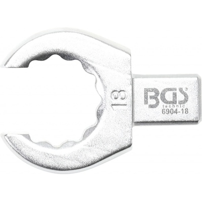 BGS technic Nástrčný očkový klíč otevřený 17 mm upnutí 9 x 12 mm BGS 6904-18