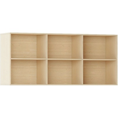 Knižnica INTEGRO policová vyššia, 835x1750x400 mm, 6 políc, buk