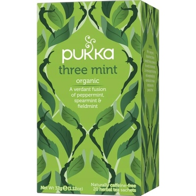 Pukka Three Mint BIO mäta 20 vrecúšok 32 g