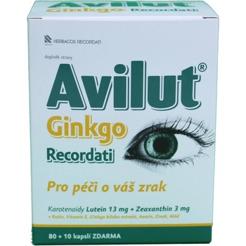 Avilut Ginkgo Recordati 90 kapsúl