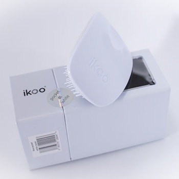 Ikoo Pocket Brush Classic White kartáč na vlasy bílý