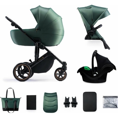 KINDERKRAFT SELECT kombinovaný 3v1 Prime 2 Dark Green Premium 2024