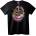 NOONEBRAND Тениска Мъртвешки череп с рамен - L, Black