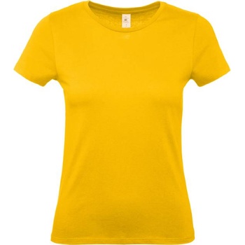 B&C Collection B&c e150 / Дамска тениска с обло деколте - златна xl (01002t21004)