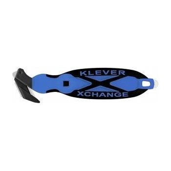 NAVA Klever XChange Safety Knife with Scraper blue