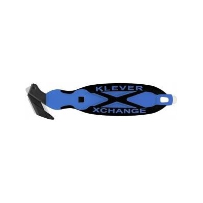 NAVA Klever XChange Safety Knife with Scraper blue