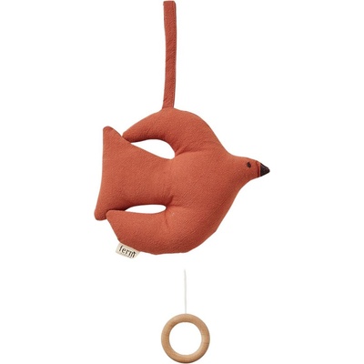 Ferm Living Висулка Swif Bird с музикална кутия бледочервена (1104269764)