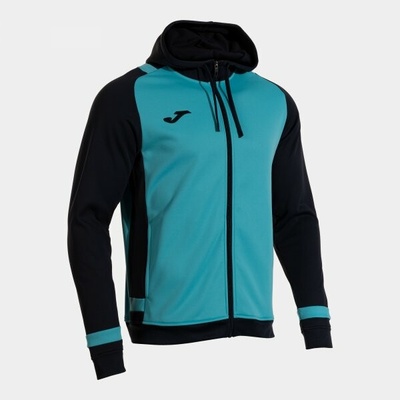 Joma Lider Zip-up Hoodie fluo tyrkysová