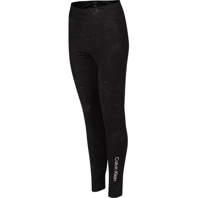 Calvin Klein dámske legíny TIGHT FULL LENGHT čierna biela