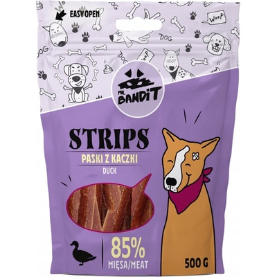 Mr Bandit psí pamlsek Strips proužky z kachny 500 g