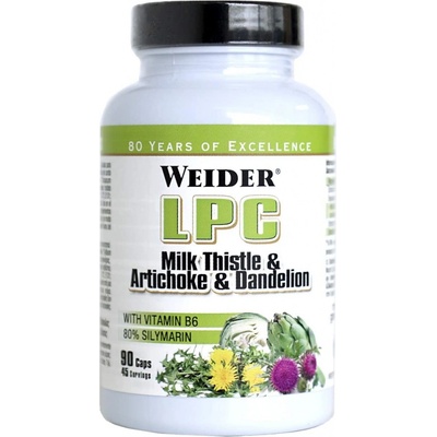 Weider LPC Milk Thistle & Artichoke & Dandelion 90 kapslí