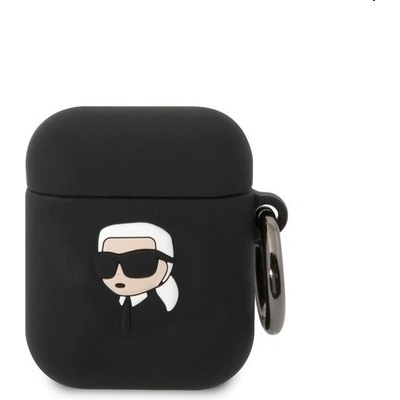 Karl Lagerfeld Apple AirPods 2/1 cover Silicone Karl Head 3D KLA2RUNIKK