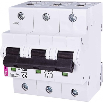 ETI Автоматичен прекъсвач 3p C 125A 15kA (2135733)