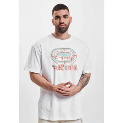 Ecko Unltd Тениска Ecko Unltd. Double T-Shirt white XXLUB-ECKOTS1109T-00220 - Черен, размер XL