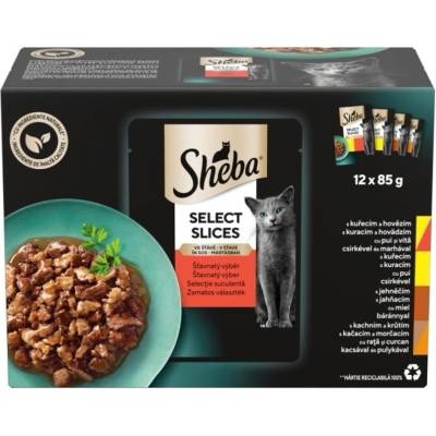 Sheba Selection in Jelly šťavnatý výběr v želé 12x 85 g