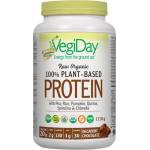 Natural Factors 100% Plant Based Protein - Chocolate [1110 грама] Шоколад