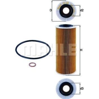 Olejový filter MAHLE ORIGINAL OX 368D1 (OX368D1)