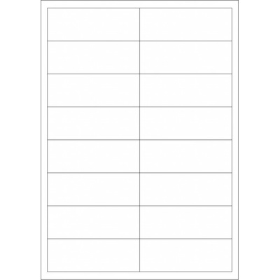 Print etikety 98x35mm biele
