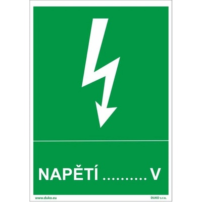 DUKO NAPĚTÍ ….. V Formát: 148 x 210 mm, Materiál: plast 0,5 mm, samolepící vinylová fólie
