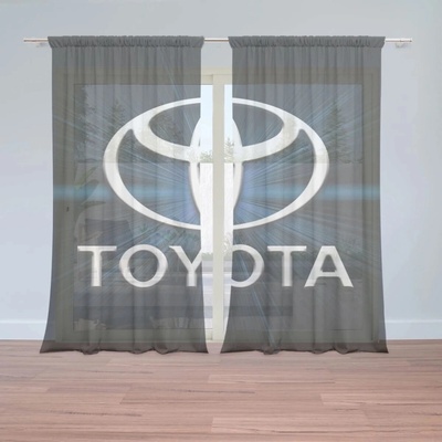 Sablio Záclony Toyota Blue Glow: 2ks 150x250cm