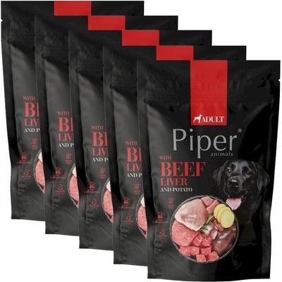 Piper Adult s hovězími játry a bramborami 5 x 500 g