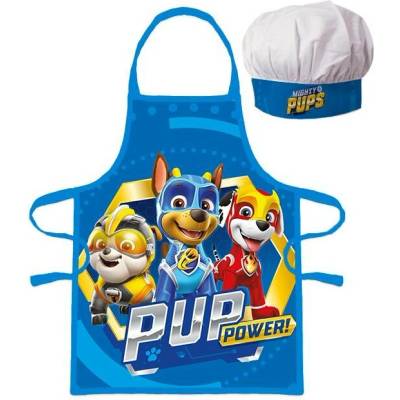Aptex Dětská zástěra s čepicí PAW PATROL 45X50 CM 2X33CM