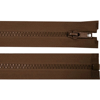 Kostěný zip No 5 délka 65 cm bundový Varianta: 304 hnědá čokoládová, Balení: 1 ks