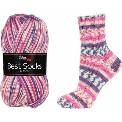 Vlna-Hep Best Socks (6-fach) 7372