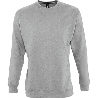 Sol's NEW SUPREME Uni mikina SL13250 Grey melange
