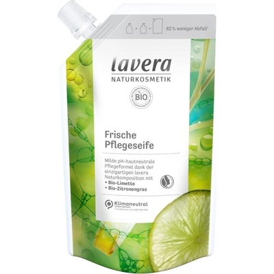 Lavera Limetka a citrónová tráva tekuté mydlo náhradná náplň 500 ml