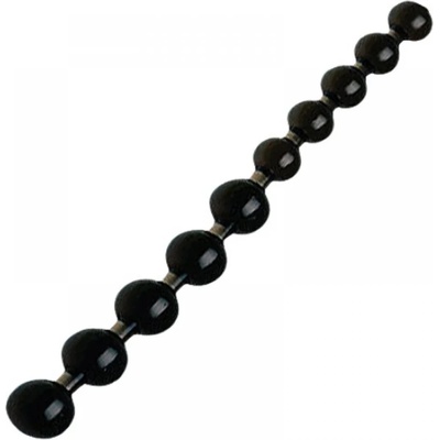 Анално изкушение, анални перли, 27, 5см. - Analpearls black (ORION00727)