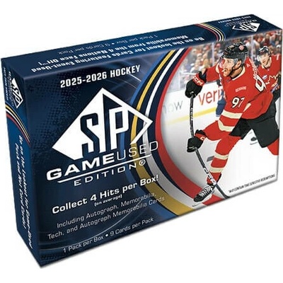 Upper Deck 2025-2026 NHL SP Game Used Hobby box