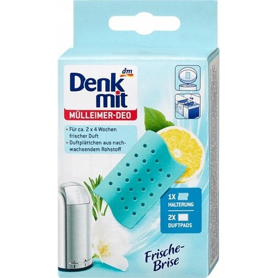 Denkmit Vôňa do odpadkového koša Dezodorant Fresh Breeze, 2 ks