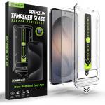Techsuit Стъклено защитно покритие за дисплея на Samsung Galaxy S26 (2 броя) - Techsuit TitanGlass CrystalHD Tempered Glass (прозрачен) (KF2360186)