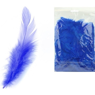 Peří barevné Luma, tmavě modré, 10g